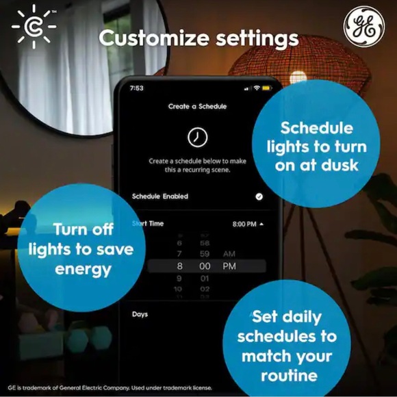 GE CYNC Direct Connect Smart Light Bulbs *NEW* - Picture 5 of 8